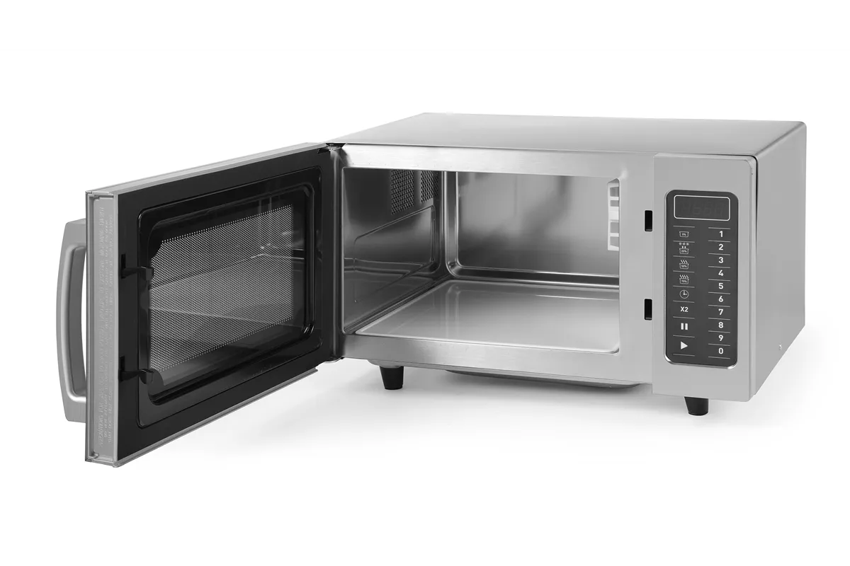 Kuchenka mikrofalowa z możliwością programowania 1000 W, 23L, 230V/1550W, 509x572x306mm Hendi 281444