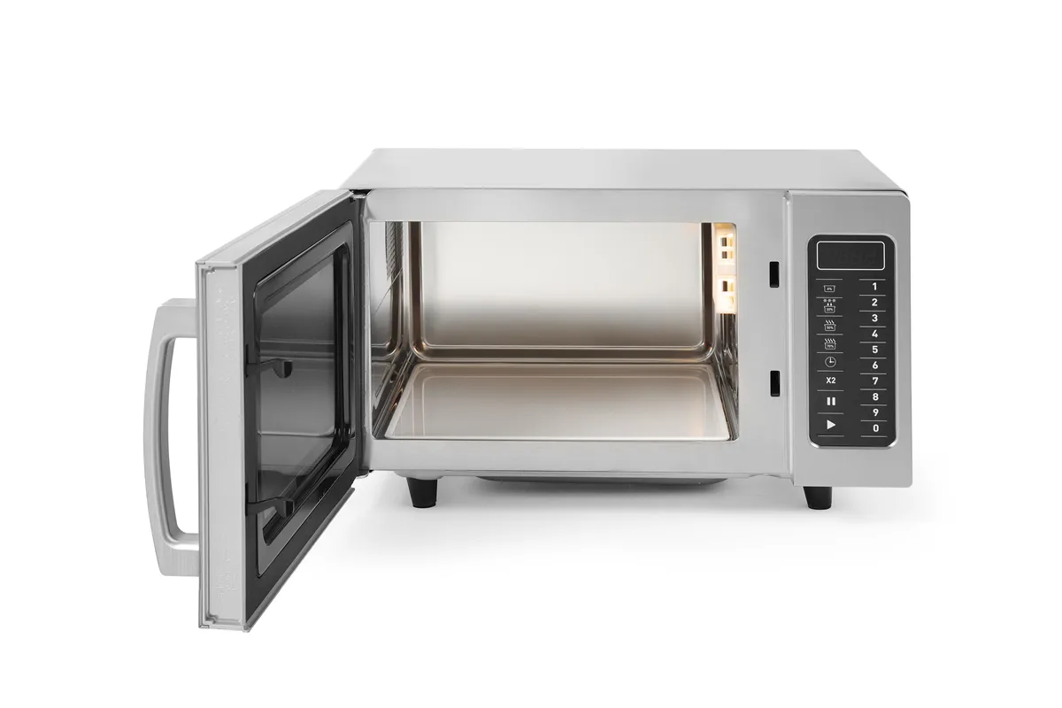 Kuchenka mikrofalowa z możliwością programowania 1000 W, 23L, 230V/1550W, 509x572x306mm Hendi 281444