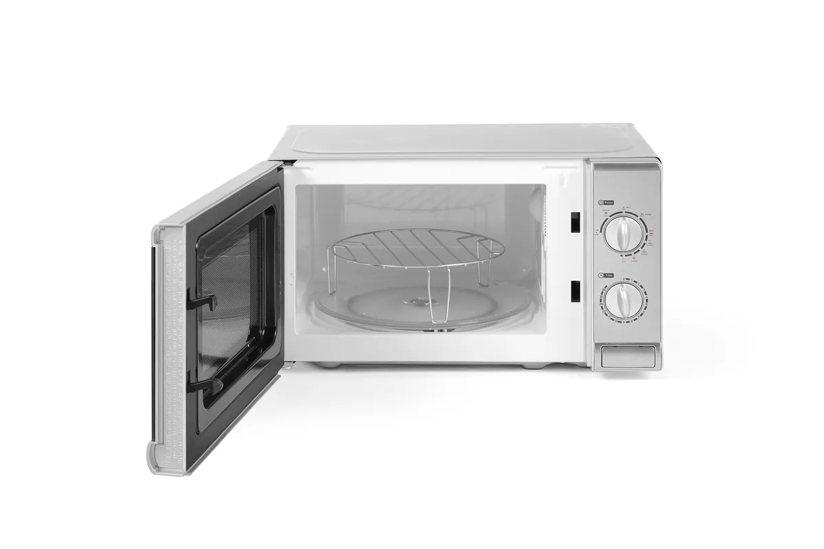 Kuchenka mikrofalowa z funkcją grilla, 20L, 230V/1050W, 435x360x251mm Hendi 281710