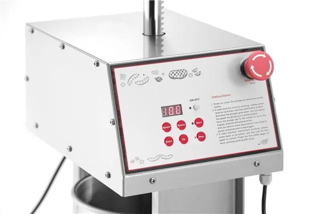 Nadziewarka elektryczna do kiełbas 15l, 15L, 230V/60W, 450x350x750mm Hendi 282083