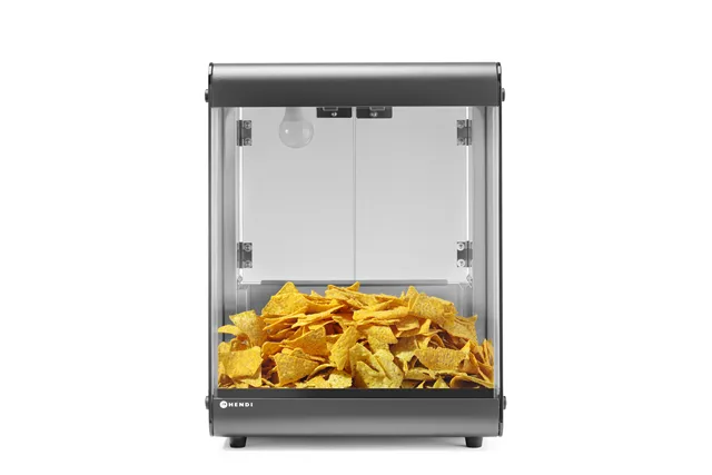 Podgrzewacz do nachosów, czarny, 220-240V/500W, 400x344x525mm Hendi 282779