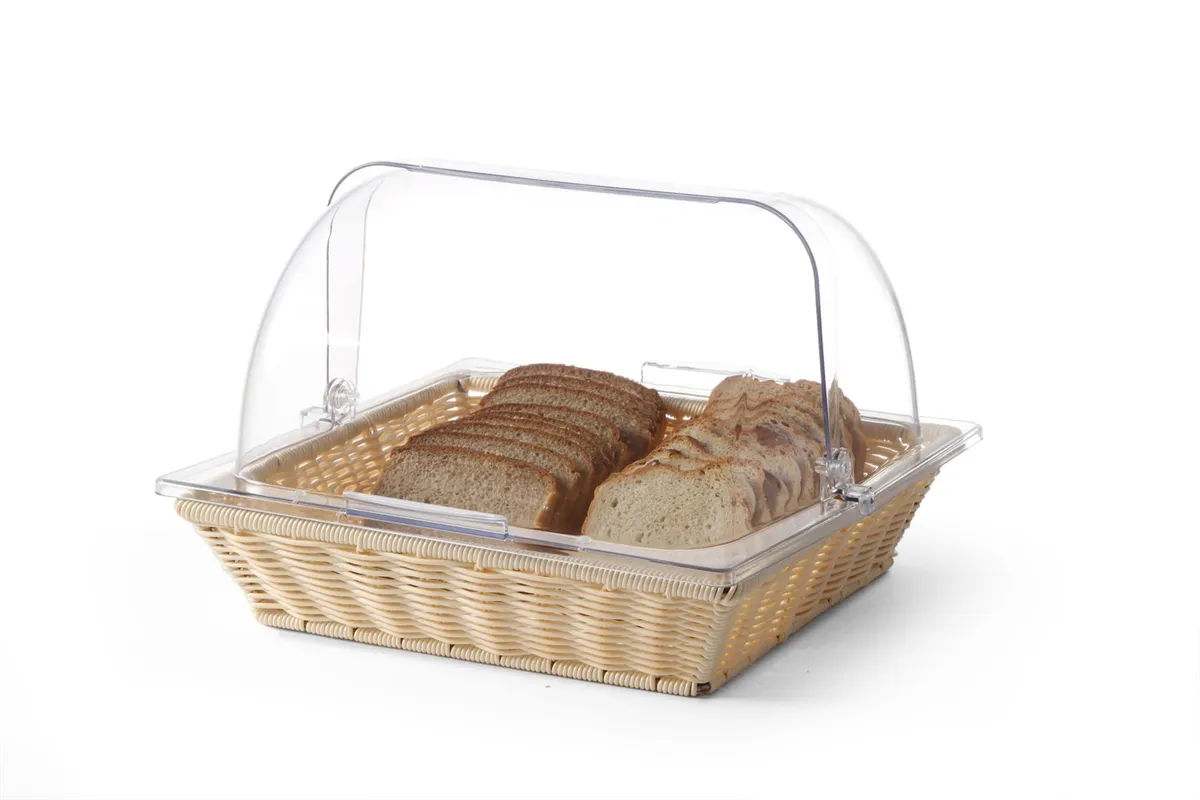 Koszyk do pieczywa z pokrywą Rolltop, koszyk z pokrywą, GN 2/3, 365x335x245mm Hendi 426968