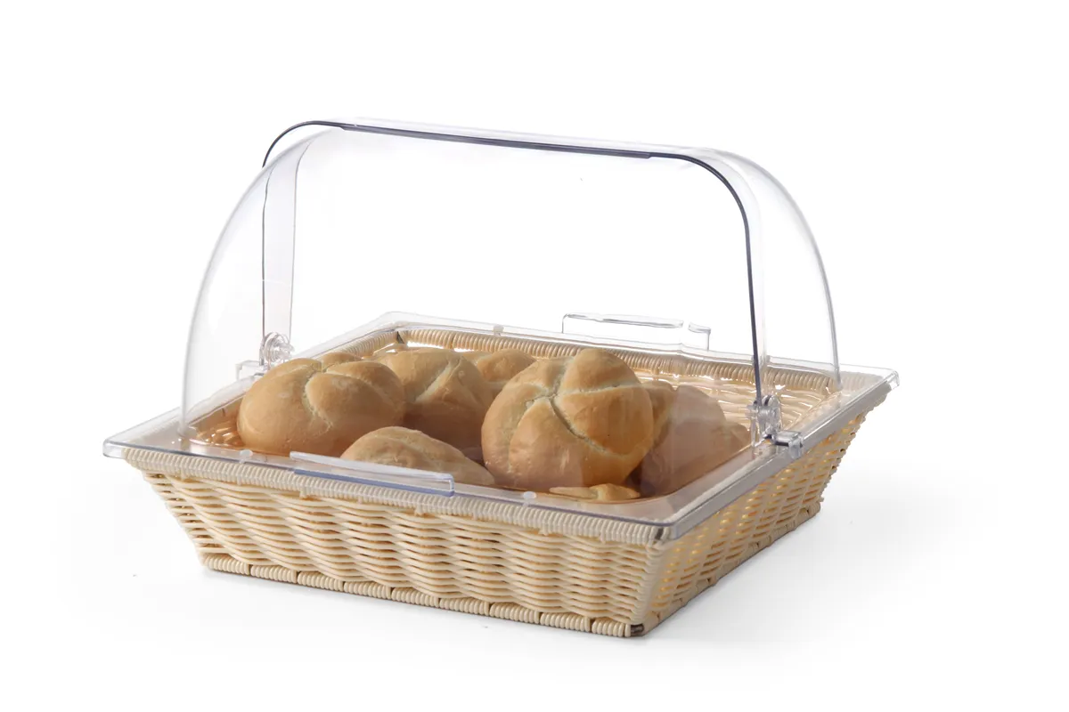 Koszyk do pieczywa z pokrywą Rolltop, koszyk z pokrywą, GN 2/3, 365x335x245mm Hendi 426968