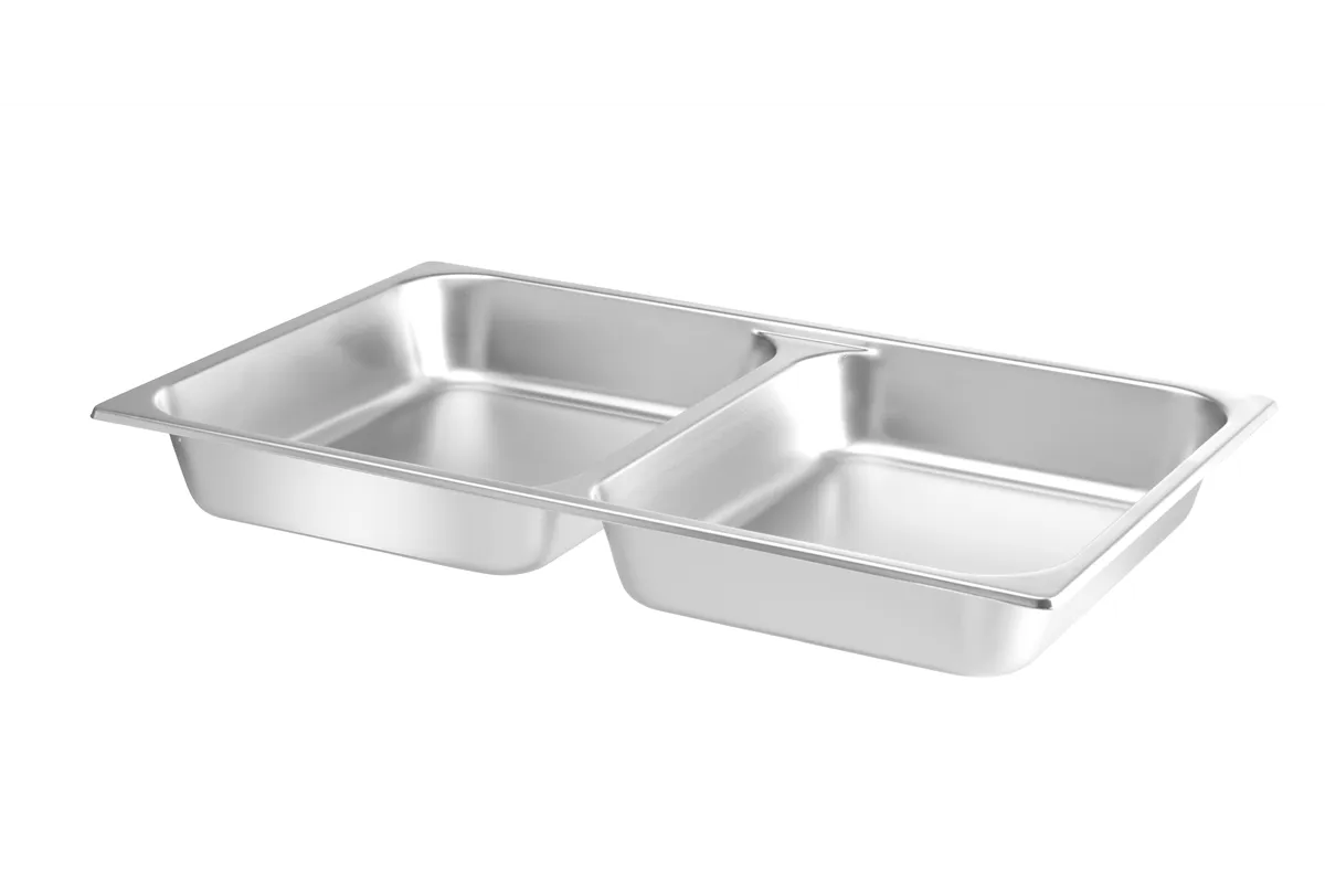Pojemnik na żywność GN 1/1, dzielony, 7,5L, 530x325x65mm Hendi 470190
