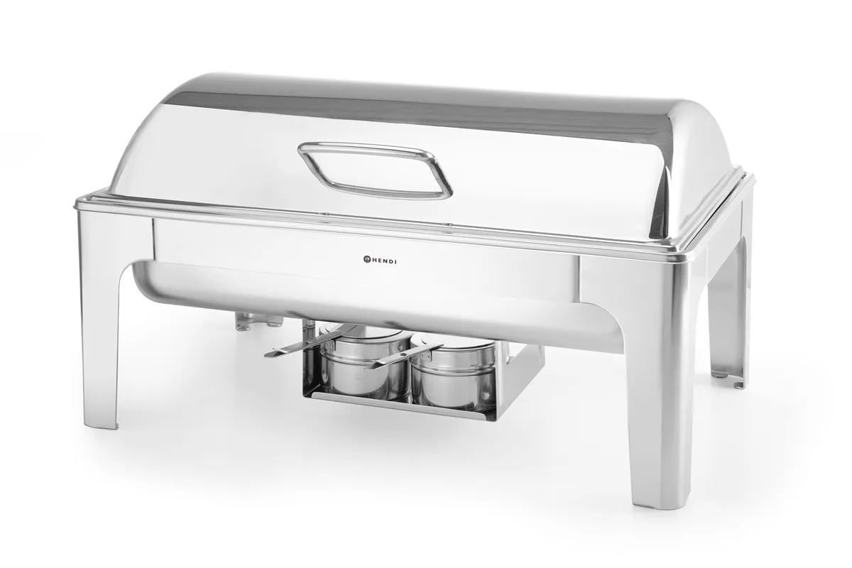 Podgrzewacz na pastę GN 1/1 polerowany na wysoki połysk, Profi Line, 9L, 570x405x320mm Hendi 470213