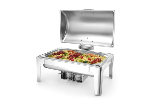 Podgrzewacz na pastę GN 1/1 polerowany na wysoki połysk, Profi Line, 9L, 570x405x320mm Hendi 470213