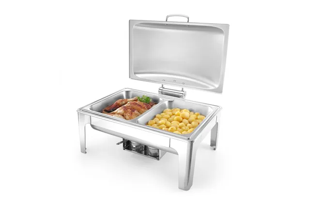 Podgrzewacz na pastę GN 1/1, satynowany, Profi Line, 9L, 570x430x290mm Hendi 470251