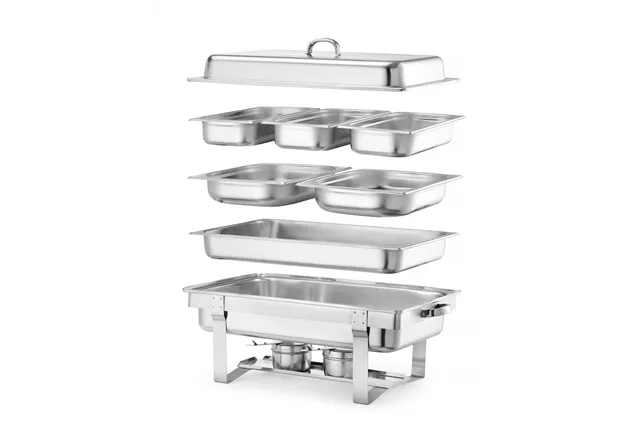 Podgrzewacz na pastę GN 1/1, Kitchen Line, 9L, 585x385x315mm Hendi 471005