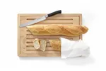 Deska do krojenia pieczywa, ciemne drewno, 475x322mm Hendi 505502