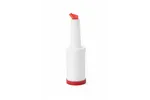 Dyspenser barmański z wymiennymi końcówkami, 0,8L, biały, ⌀90x300mm BarUp 557600