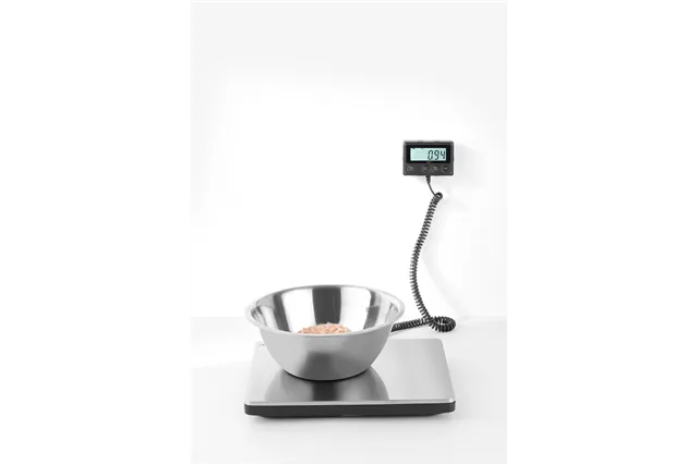 Waga gastronomiczna cyfrowa do 200 kg, 298x248x37mm Hendi 580462