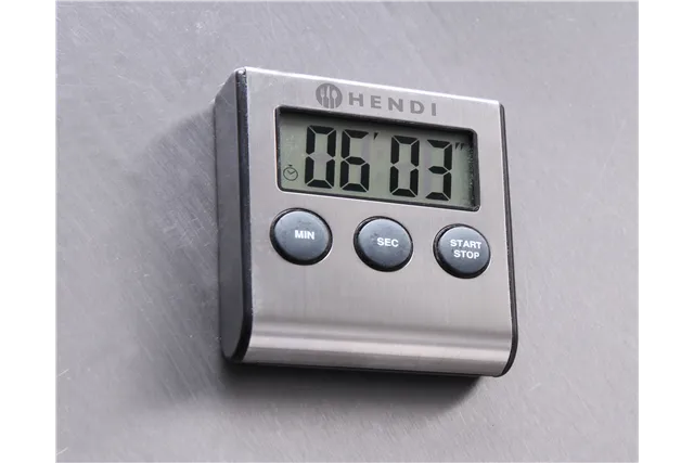 Timer kuchenny cyfrowy, 65x70x17mm Hendi 582022