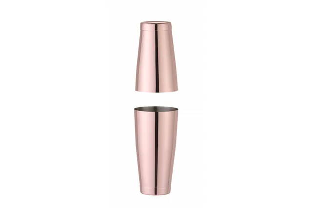 Shaker bostoński Tin-on-Tin, 0,8L, miedziany, ⌀90mm BarUp 593318