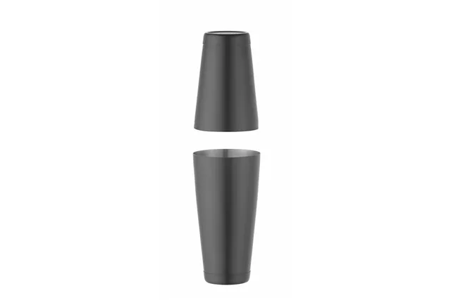 Shaker bostoński Tin-on-Tin, 0,8L, czarny, ⌀90mm BarUp 596418