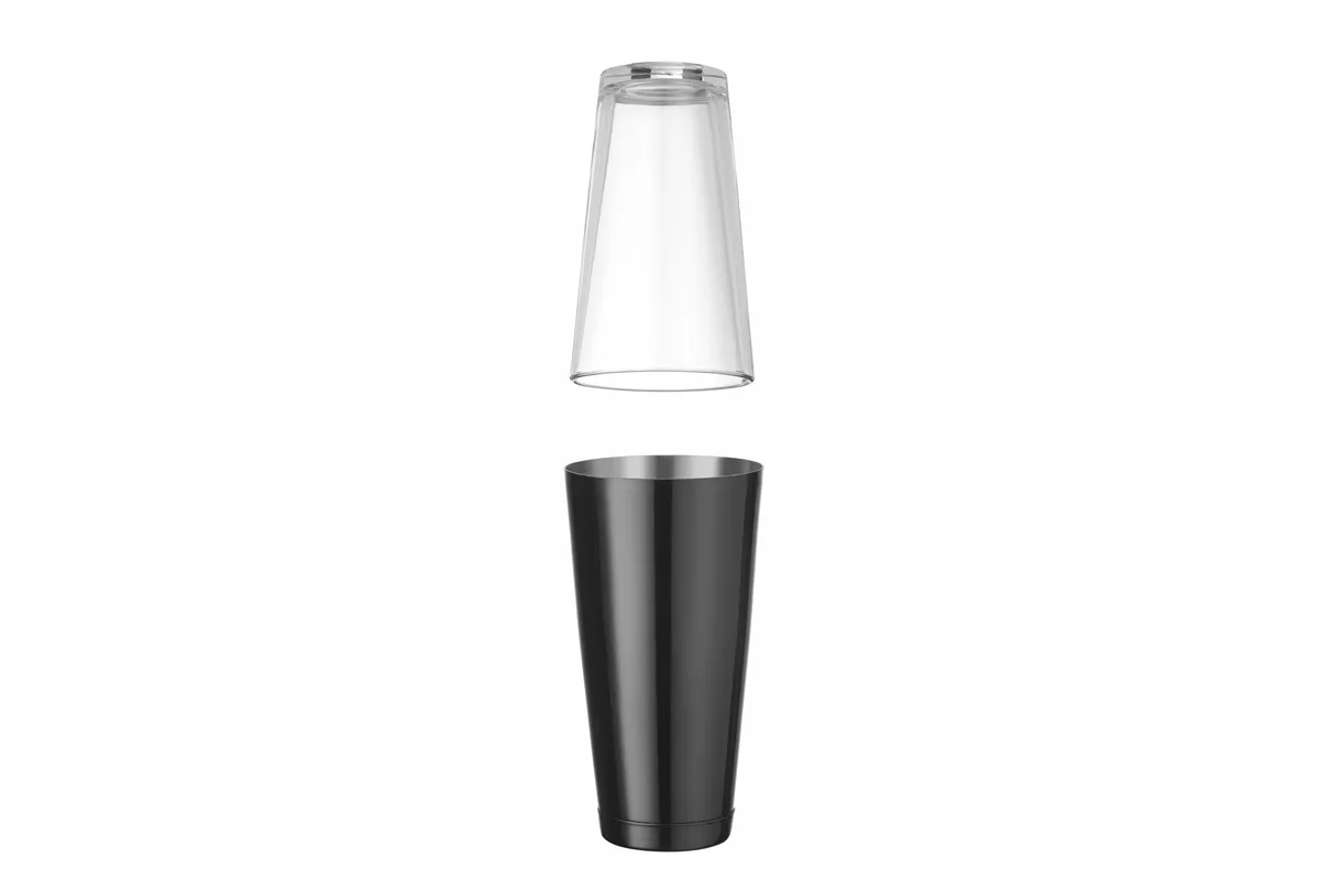 Shaker bostoński, 0,8L, czarny, ⌀xmm BarUp 596678