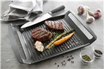 Taca ryflowana do kuchenek indukcyjnych, 390x260x35mm Hendi 629130