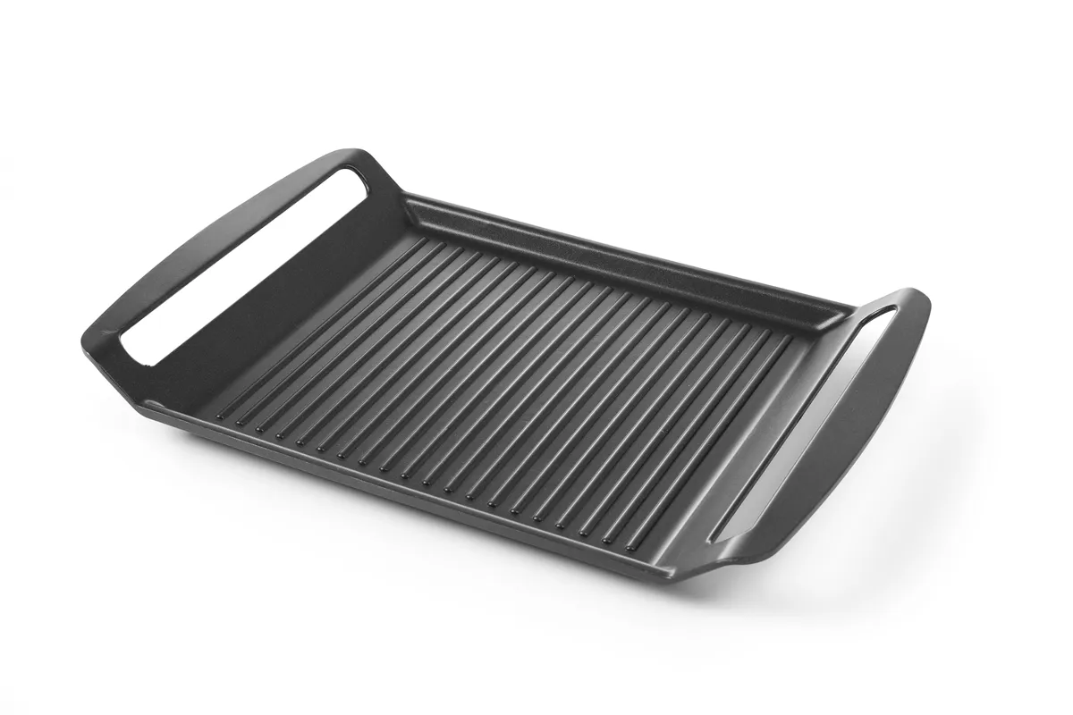 Taca ryflowana do kuchenek indukcyjnych, 390x260x35mm Hendi 629130