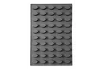 Forma silikonowa OVAL, 570x375x20mm, Owalny Hendi 677247