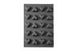 Forma silikonowa HEART, 570x375x35mm, Serce Hendi 677254
