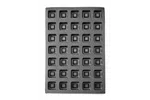 Forma silikonowa SQUARE, 570x375x25mm, Kwadratowy Hendi 677261