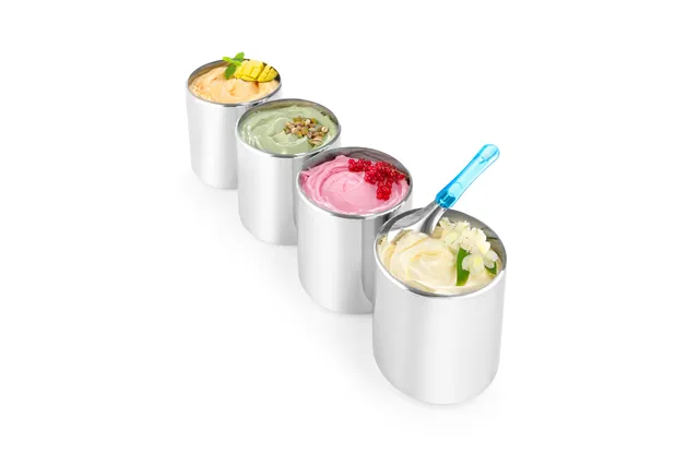 Kuweta okrągła do lodów, Profi Line, 7,3L, ⌀200x250mm Hendi 802083