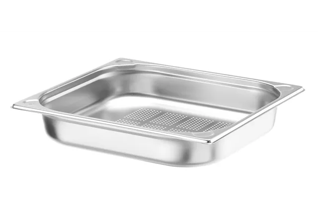Pojemnik GN 2/3 – perforowany, Kitchen Line, GN 2/3, 5,5L, (H)65mm Hendi 807224