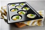 Blacha do jajek sadzonych, z powłoką nieprzywierającą CONVECTOMAT EGGPLATE, GN 1/1, czarny, 530x325x26mm Hendi 808856