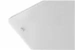 Deska do krojenia uniwersalna z wycięciem, biały, 355x250x15mm, Prostokątny Hendi 826362