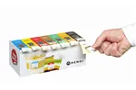 Zestaw etykiet wielorazowych Food Safety na każdy dzień tygodnia z podajnikiem, 240x80x100mm Hendi 850305