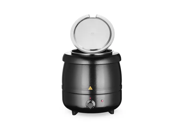 Kociołek do zupy, Kitchen Line, 8L, czarny, 230V/400W, ⌀330x363mm Hendi 860083