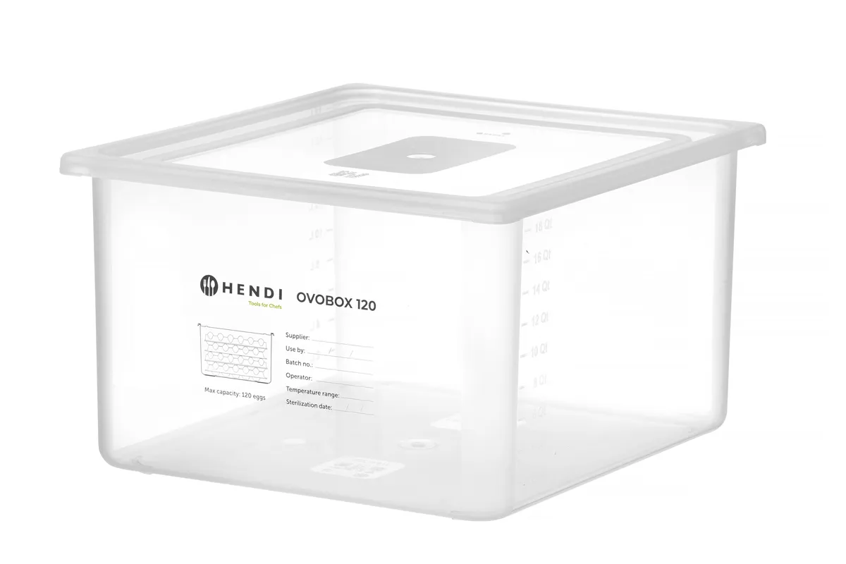 Pojemnik na jajka HENDI OVOBOX 120, GN 2/3, 18L, 355x325x200mm Hendi 870785