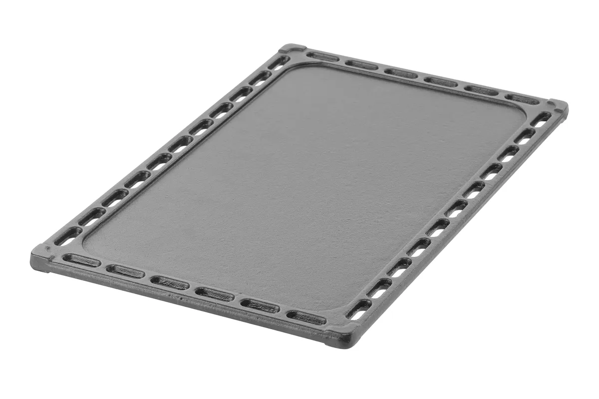 Płyta grillowa żeliwna, dwustronna, GN 1/1, 325x530mm Hendi 932001