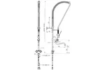 Bateria z prysznicem Hendi 970515
