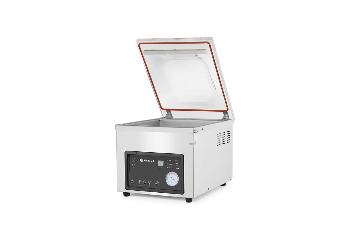 Pakowarka próżniowa - komorowa, Profi Line, listwa zgrzewająca 260 mm, 230V/370W, 330x480x360mm Hendi 975251