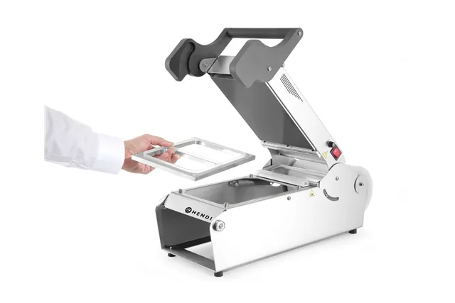 Zgrzewarka do tacek Supreme, 230V/700W, 247x637x258mm Hendi 976722