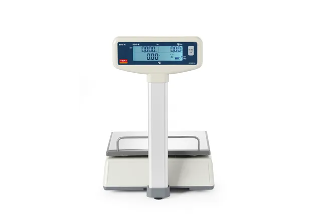 Waga kalkulacyjna LCD z wysięgnikiem i legalizacją, seria EGE, 15 kg, 325x377x394mm Tem TEM015B1D