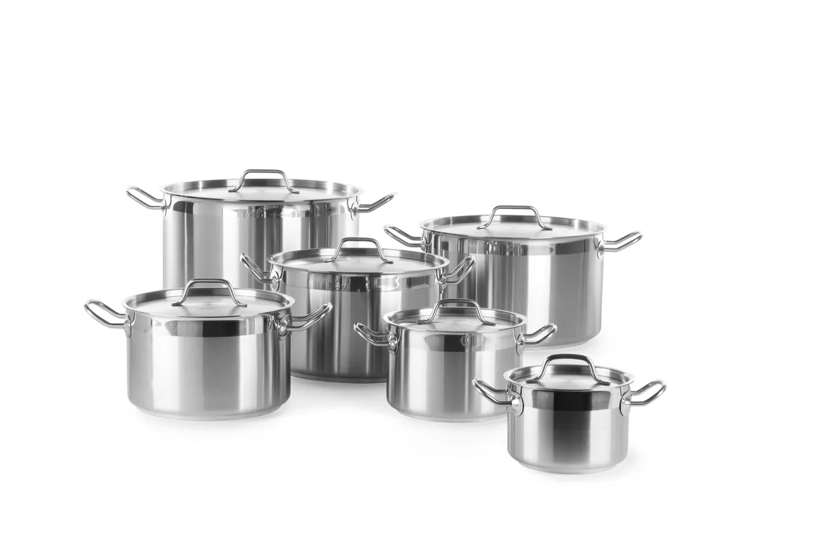 Garnek średni z pokrywką, Profi Line, 23,5L, ⌀360x230mm Hendi 831700