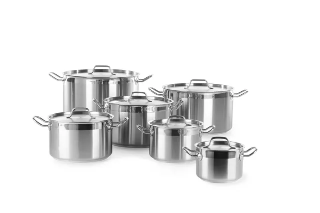 Garnek średni z pokrywką, Profi Line, 23,5L, ⌀360x230mm Hendi 831700