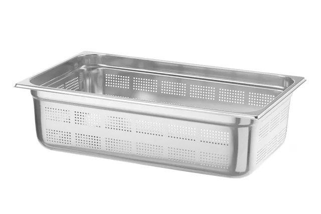 Pojemnik GN 1/1 – perforowany, Profi Line, GN 1/1, 21L, jasnoszary, (H)150mm Hendi 802212