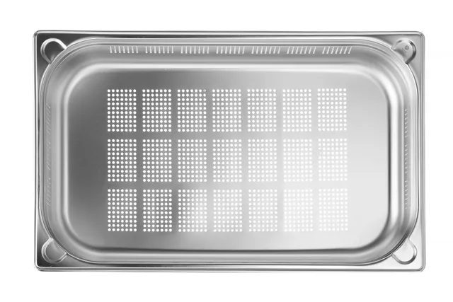 Pojemnik GN 1/1 – perforowany, Kitchen Line, GN 1/1, 14L, (H)100mm Hendi 807132