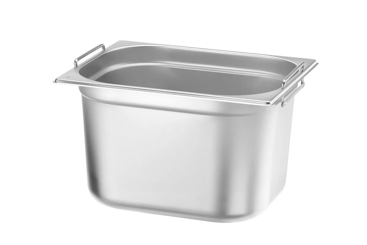Pojemnik GN 1/2 z uchwytami, Budget Line, GN 1/2, 12,5L, 325x265x200mm Hendi 817353