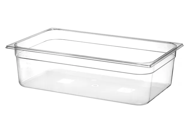 Pojemnik GN 1/1 z poliwęglanu, Profi Line, GN 1/1, 21L, transparentny, 530x325x150mm Hendi 861219