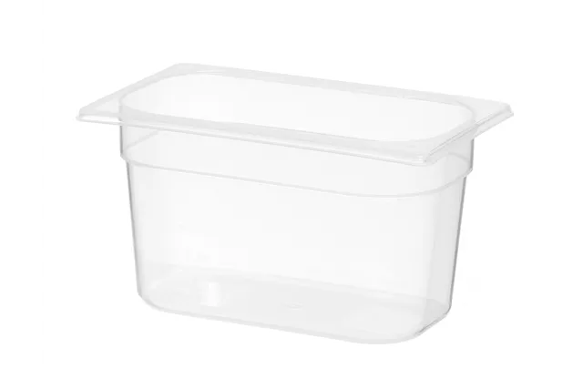 Pojemnik GN 1/4 z polipropylenu, Profi Line, GN 1/4, 4L, transparentny, 265x162x150mm Hendi 880319