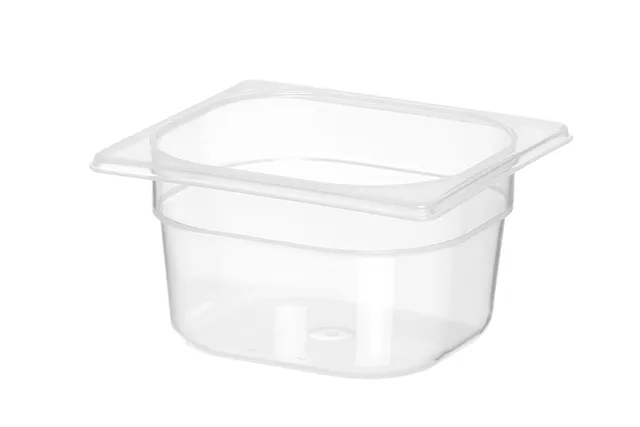 Pojemnik GN 1/6 z polipropylenu, Profi Line, GN 1/6, 1,6L, transparentny, 176x162x100mm Hendi 880425