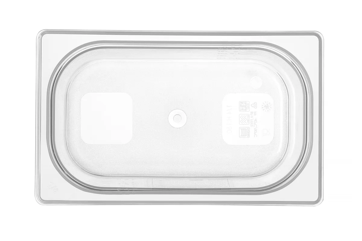 Pojemnik GN 1/4 HACCP, GN 1/4, 2,8L, transparentny, 265x162x100mm Hendi 880371