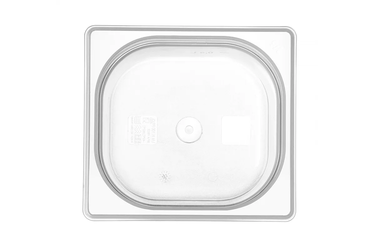 Pojemnik GN 1/6 HACCP, GN 1/6, 1,6L, transparentny, 176x162x100mm Hendi 880470