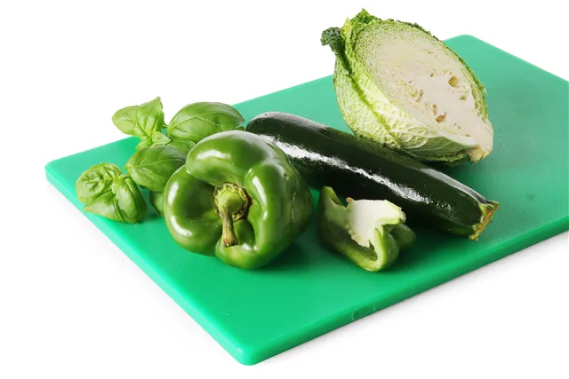 Deska do krojenia HACCP 600×400, zielony, 600x400mm, Prostokątny Hendi 825631