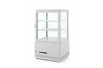 Witryna chłodnicza nastawna, 58l, biały, 230V/170W, 452x406x830mm Arktic 233610