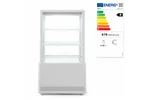 Witryna chłodnicza nastawna, 58l, biały, 230V/170W, 452x406x830mm Arktic 233610