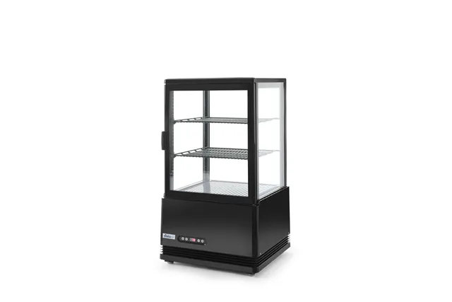Witryna chłodnicza nastawna, 58l, czarny, 230V/170W, 452x406x830mm Arktic 233627